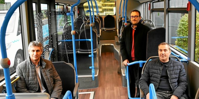 De plus en plus d'adeptes du transport urbain : les responsables des transports Le Cœur ont livré mardi quatre bus flambant neuf