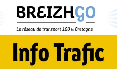 info trafic lignes Breizhgo Finistère