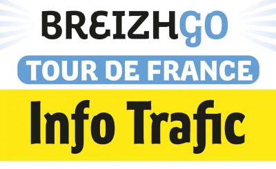 info trafic tour de france finistère breizhgo transport