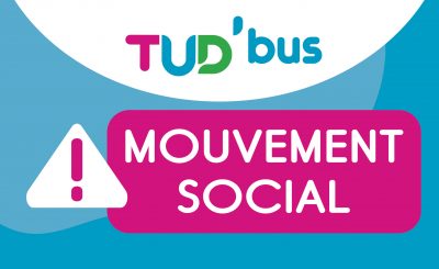grève, mouvement social info trafic douarnenez TUD'bus