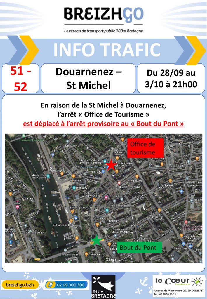 Gras Douarnenez 2022, ligne 51 et 52 - Le Coeur Bus & Cars